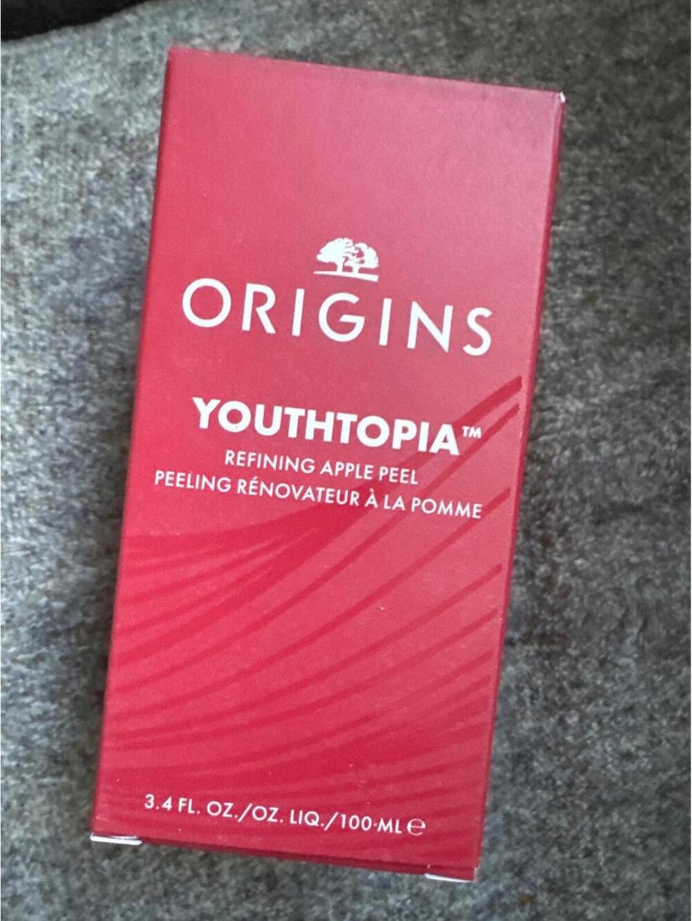 Origins Youthtopia Refining Apple Peel 3.4oz New in Box